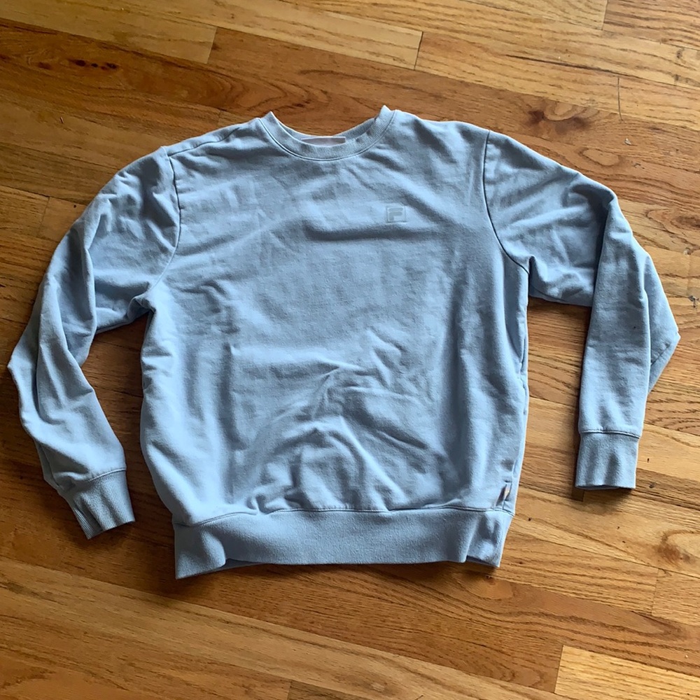 Fila sweatshirt shirt w/ pockets, US size M, light blue